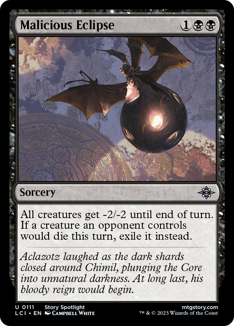 Malicious Eclipse [The Lost Caverns of Ixalan] | Rock City Comics