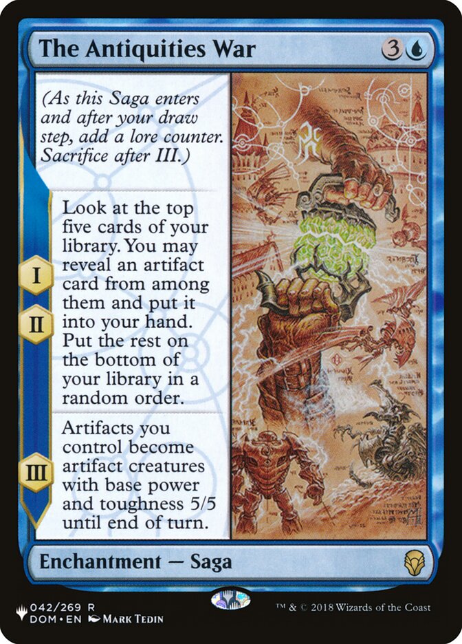 The Antiquities War [The List] | Rock City Comics