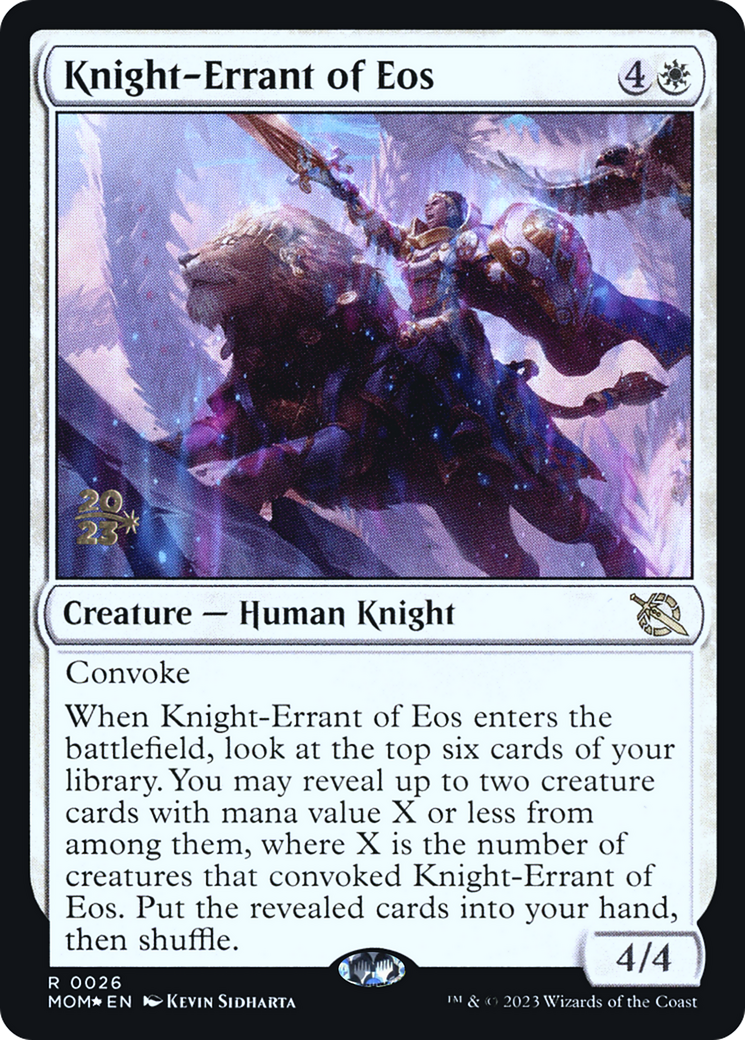 Knight-Errant of Eos [March of the Machine Prerelease Promos] | Rock City Comics