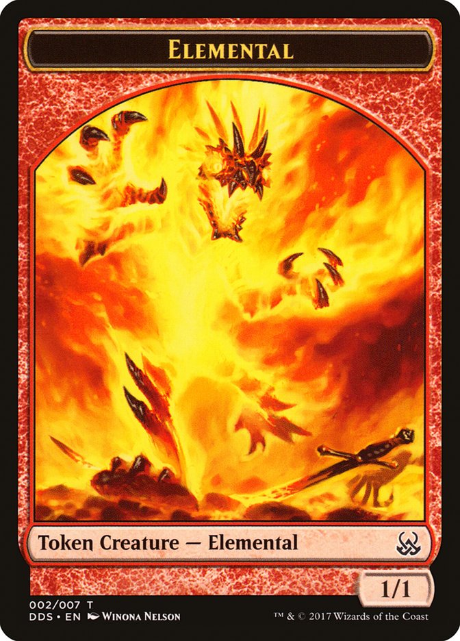 Elemental Token [Duel Decks: Mind vs. Might Tokens] | Rock City Comics