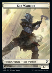 Kor Warrior // Angel Warrior Double-Sided Token [Commander Legends: Battle for Baldur's Gate Tokens] | Rock City Comics