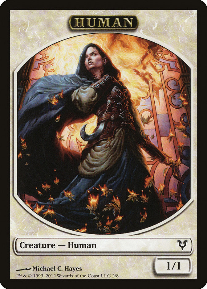 Human Token (2/8) [Avacyn Restored Tokens] | Rock City Comics
