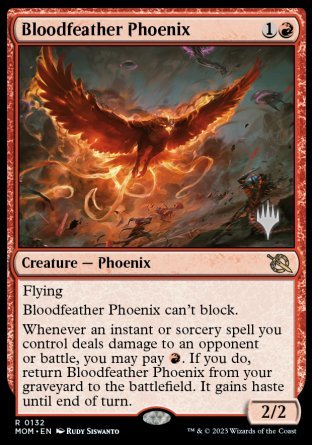 Bloodfeather Phoenix (Promo Pack) [March of the Machine Promos] | Rock City Comics