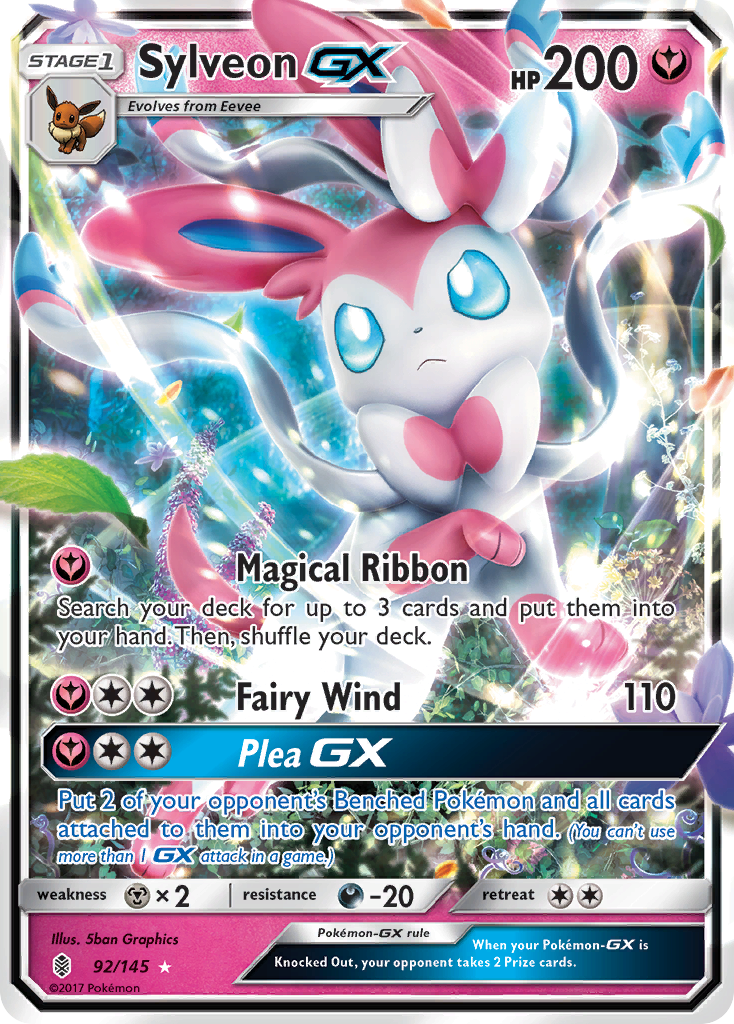 Sylveon GX (92/145) [Sun & Moon: Guardians Rising] | Rock City Comics