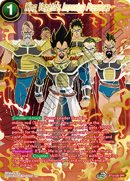 King Vegeta's Imposing Presence (SPR) (BT13-030) [Supreme Rivalry] | Rock City Comics