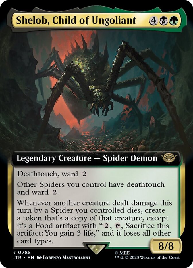 Shelob, Child of Ungoliant (Extended Art) (Surge Foil) [The Lord of the Rings: Tales of Middle-Earth] | Rock City Comics