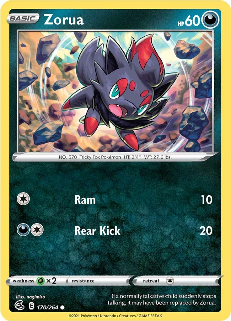 Zorua (170/264) [Sword & Shield: Fusion Strike] | Rock City Comics