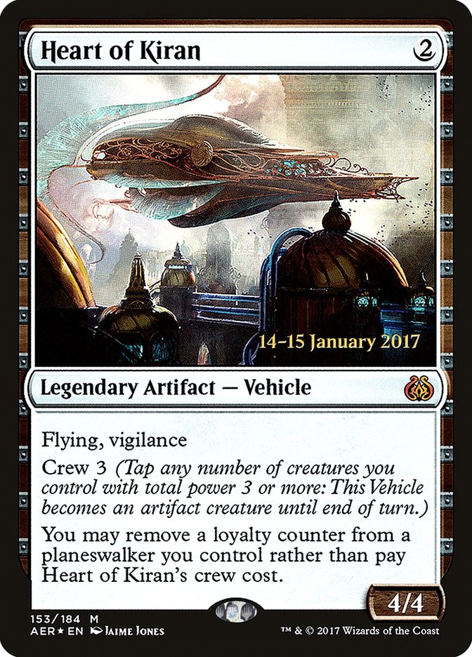 Heart of Kiran [Aether Revolt Prerelease Promos] | Rock City Comics