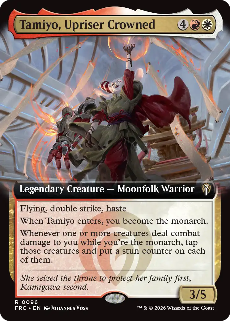 Tamiyo, Upriser Crowned (Extended Art) [Reality Fracture Commander] | Rock City Comics