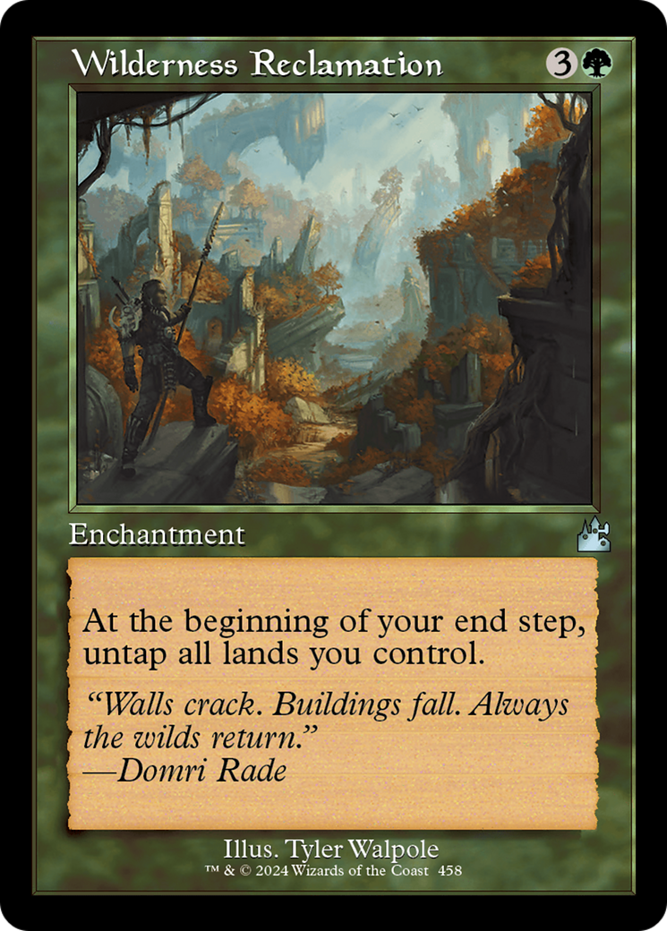 Wilderness Reclamation (Retro Frame) [Ravnica Remastered] | Rock City Comics
