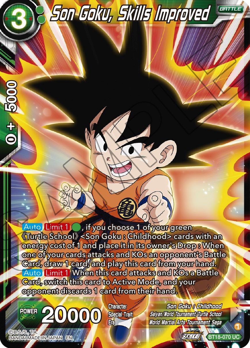 Son Goku, Skills Improved (BT18-070) [Dawn of the Z-Legends] | Rock City Comics