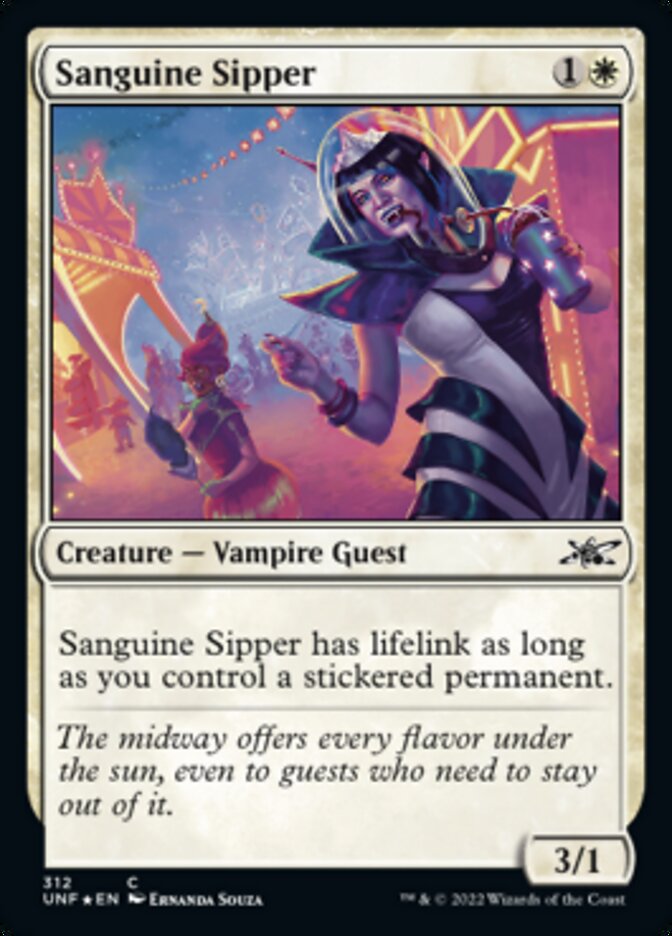 Sanguine Sipper (Galaxy Foil) [Unfinity] | Rock City Comics