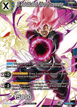 SS Rose Goku Black, Unison of Extermination (Gold Stamped) (P-212) [Promotion Cards] | Rock City Comics