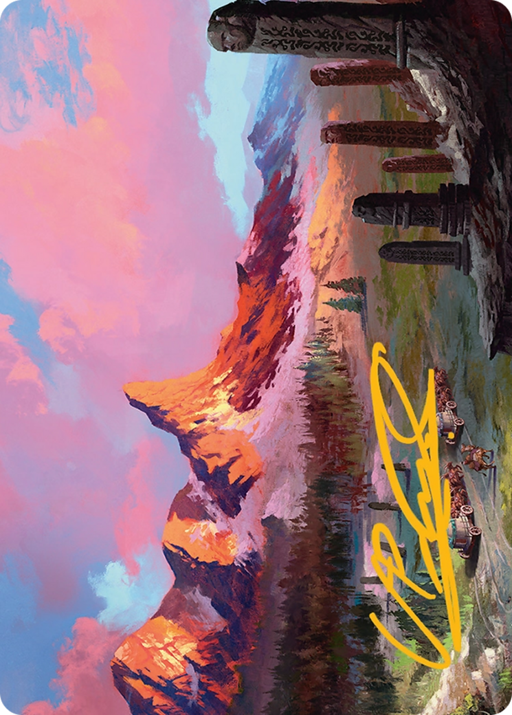 Rugged Highlands Art Card (29/54) [Tarkir: Dragonstorm Art Series] | Rock City Comics