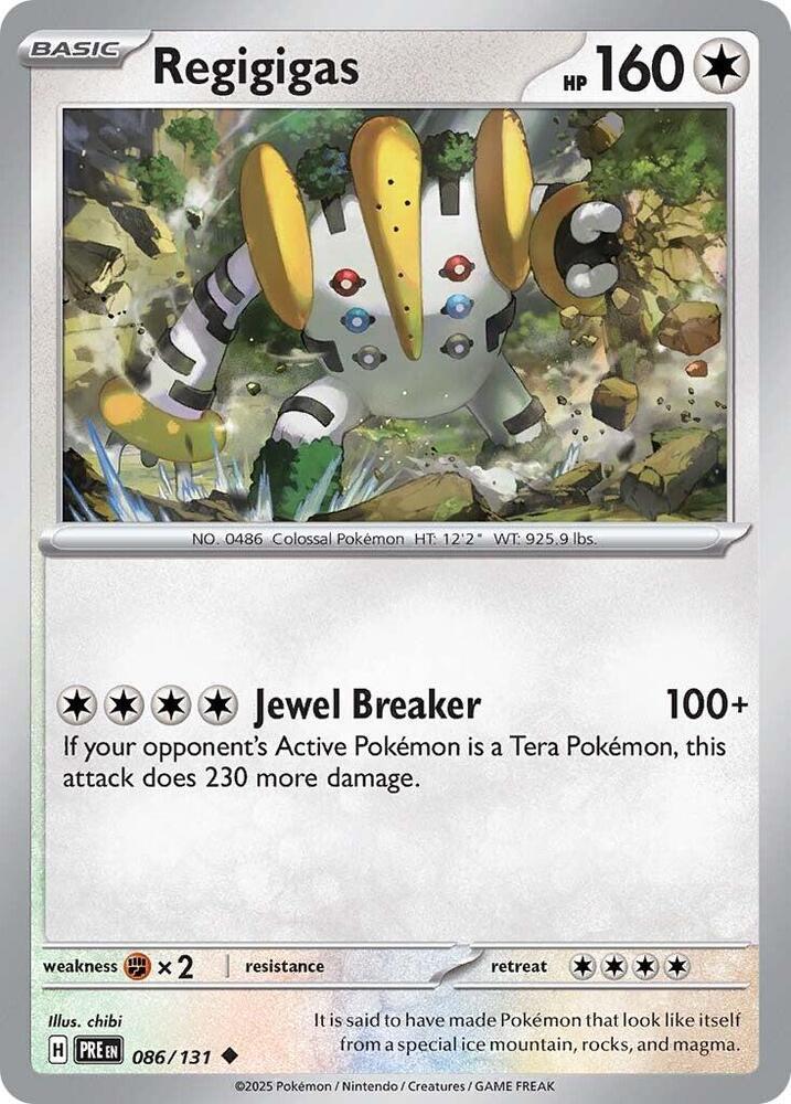 Regigigas (086/131) [Scarlet & Violet: Prismatic Evolutions] | Rock City Comics