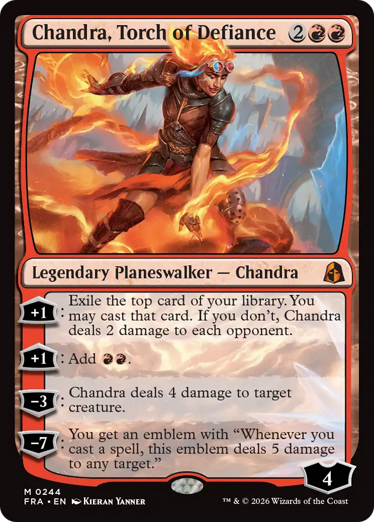 Chandra, Torch of Defiance [Reality Fracture] | Rock City Comics