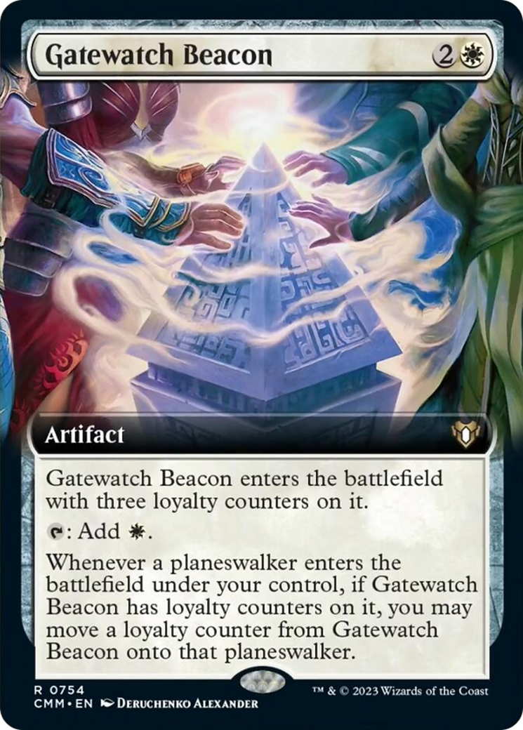 Gatewatch Beacon (Extended Art) [Commander Masters] | Rock City Comics