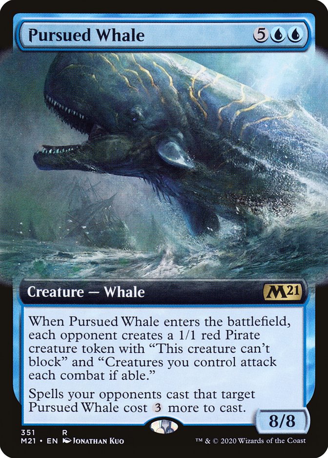Pursued Whale (Extended Art) [Core Set 2021] | Rock City Comics