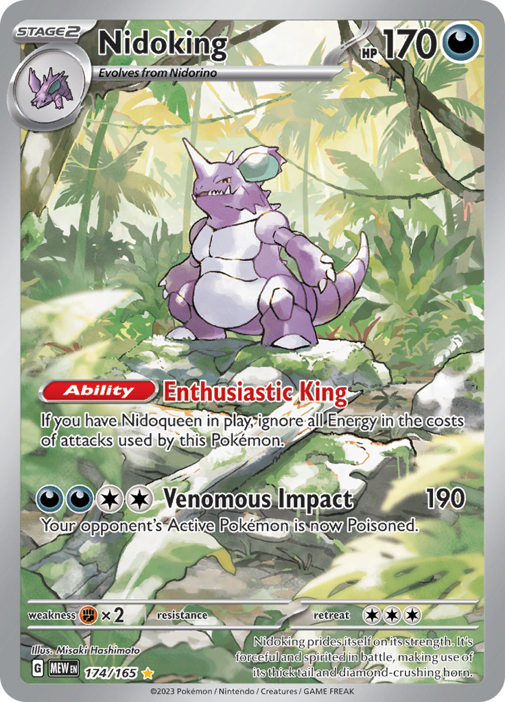 Nidoking (174/165) [Scarlet & Violet: 151] | Rock City Comics