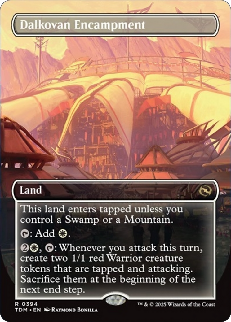Dalkovan Encampment (Borderless) [Tarkir: Dragonstorm] | Rock City Comics