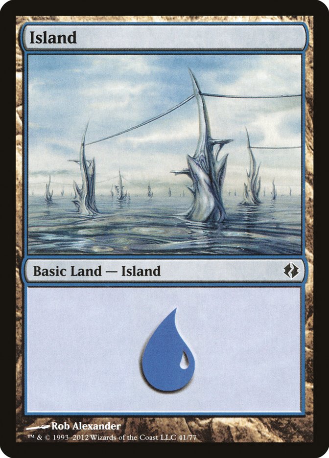 Island (41) [Duel Decks: Venser vs. Koth] | Rock City Comics