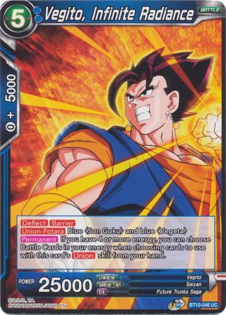 Vegito, Infinite Radiance (BT10-046) [Rise of the Unison Warrior 2nd Edition] | Rock City Comics