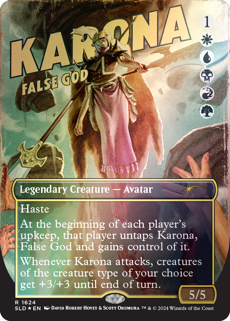 Karona, False God (Rainbow Foil) [Secret Lair Drop Series] | Rock City Comics