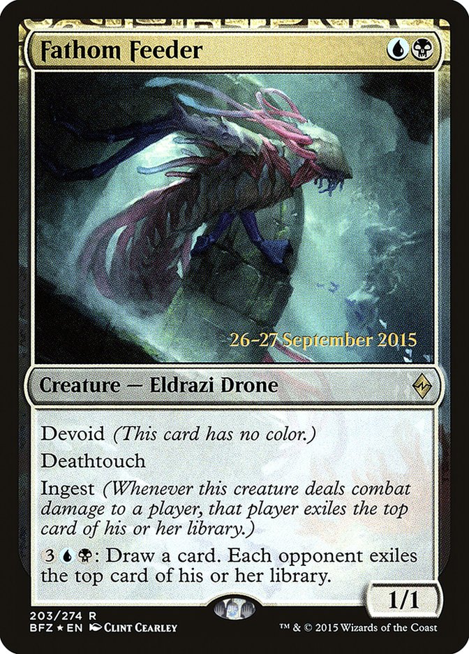 Fathom Feeder [Battle for Zendikar Prerelease Promos] | Rock City Comics