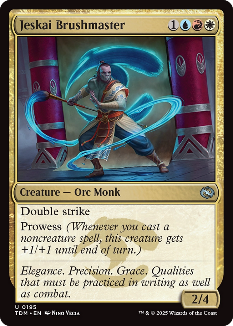 Jeskai Brushmaster [Tarkir: Dragonstorm] | Rock City Comics