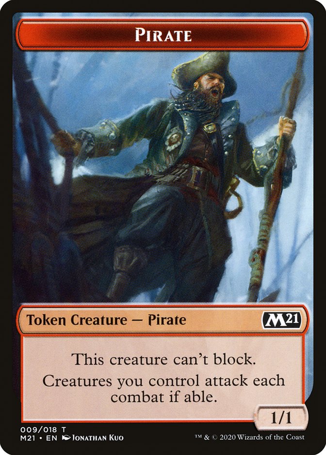 Pirate Token [Core Set 2021 Tokens] | Rock City Comics