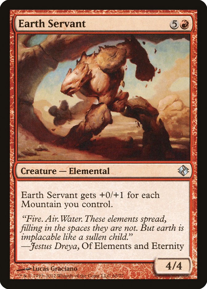 Earth Servant [Duel Decks: Venser vs. Koth] | Rock City Comics