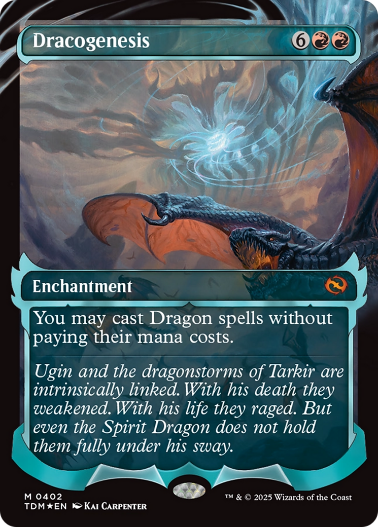 Dracogenesis (0402) (Showcase) [Tarkir: Dragonstorm] | Rock City Comics