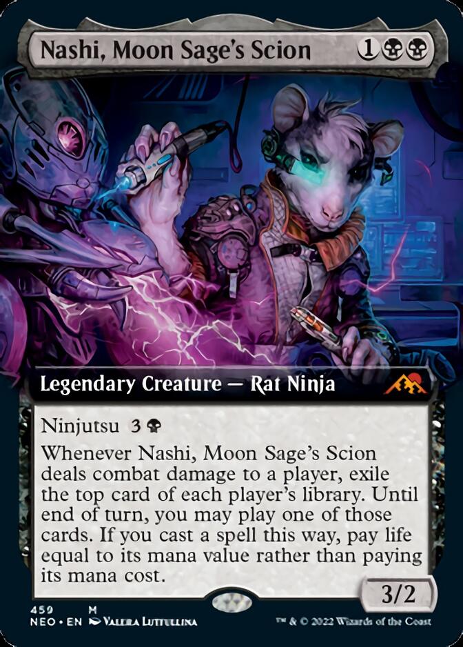 Nashi, Moon Sage's Scion (Extended Art) [Kamigawa: Neon Dynasty] | Rock City Comics