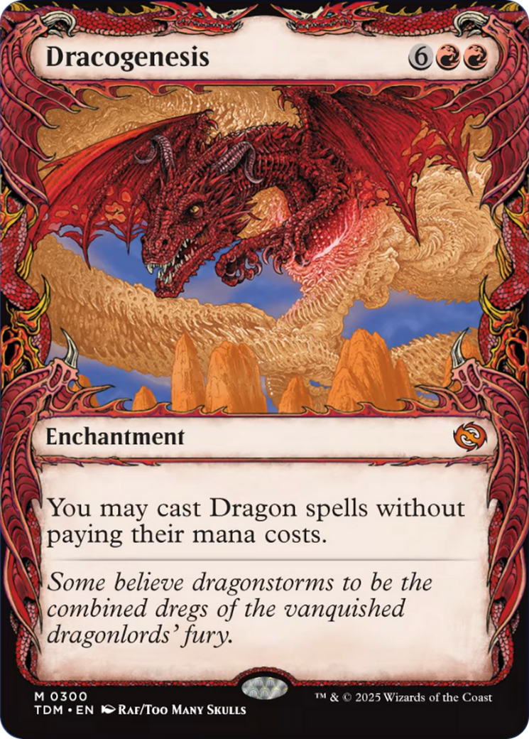 Dracogenesis (0300) (Showcase) [Tarkir: Dragonstorm] | Rock City Comics