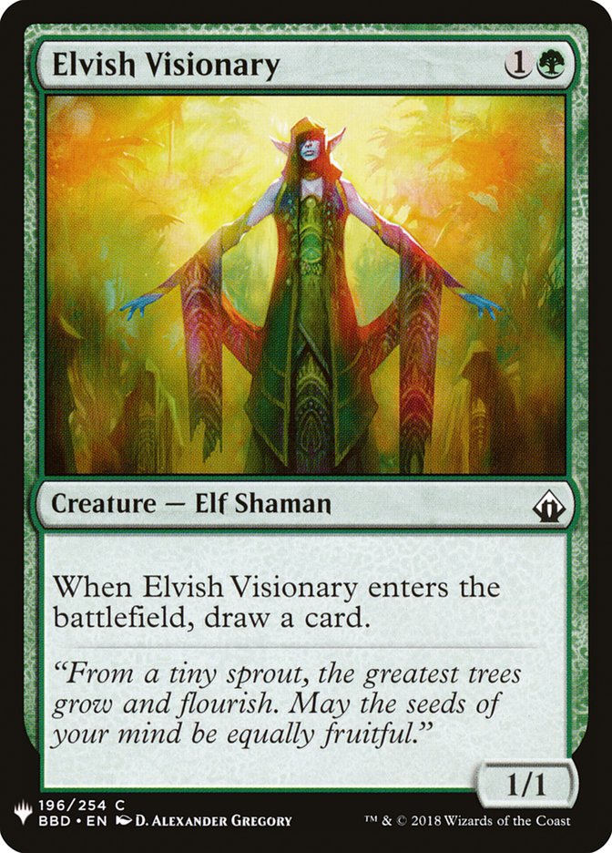 Elvish Visionary [Mystery Booster] | Rock City Comics