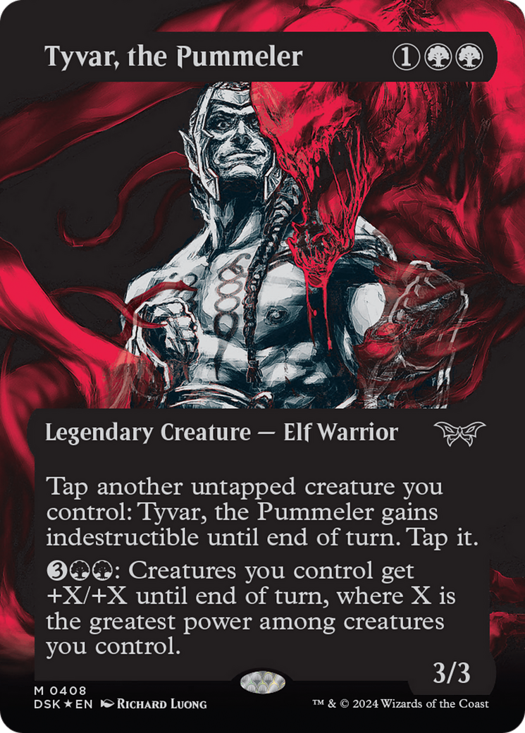 Tyvar, the Pummeler (Showcase) (Textured) [Duskmourn: House of Horror] | Rock City Comics