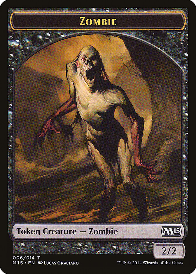 Zombie Token [Magic 2015 Tokens] | Rock City Comics