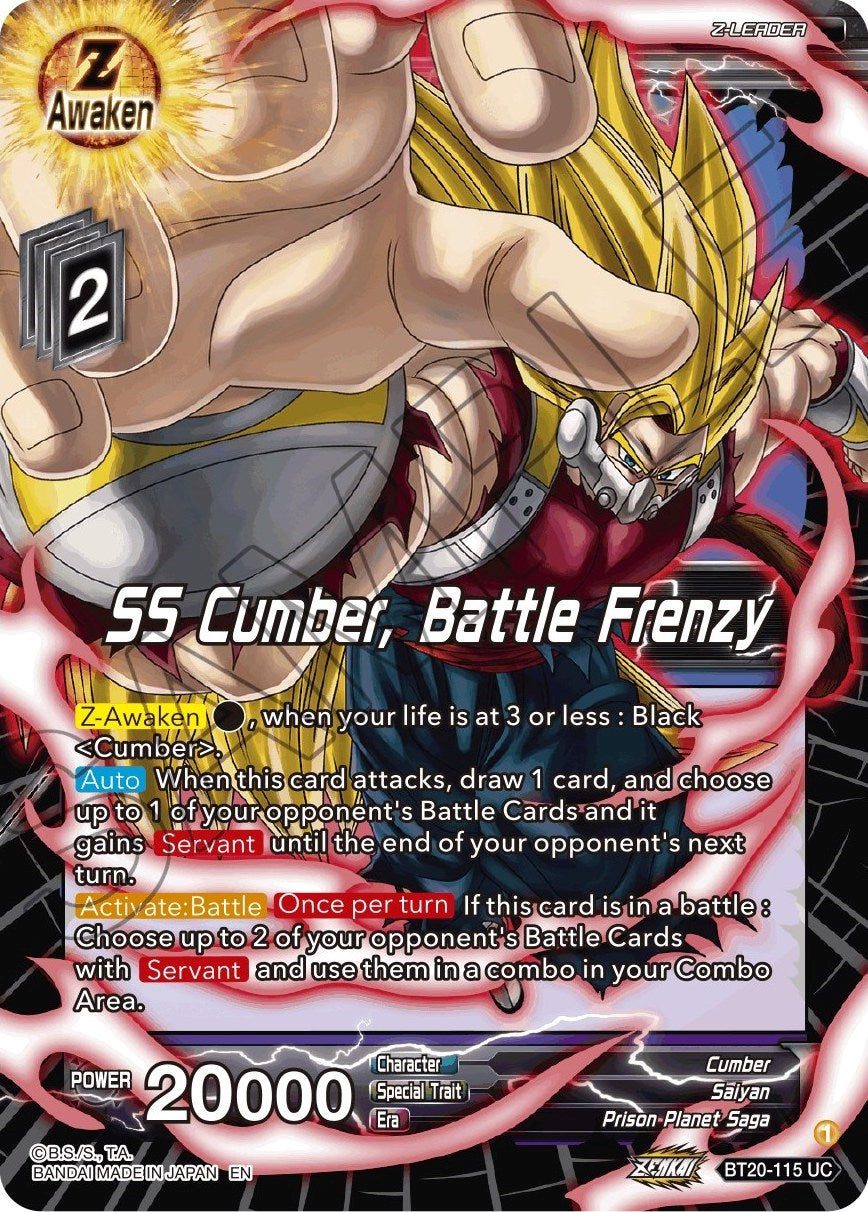 SS Cumber, Battle Frenzy (BT20-115) [Power Absorbed] | Rock City Comics