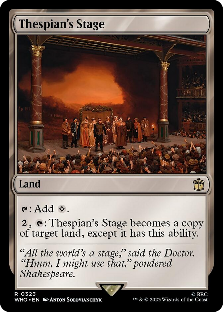 Thespian's Stage [Doctor Who] | Rock City Comics