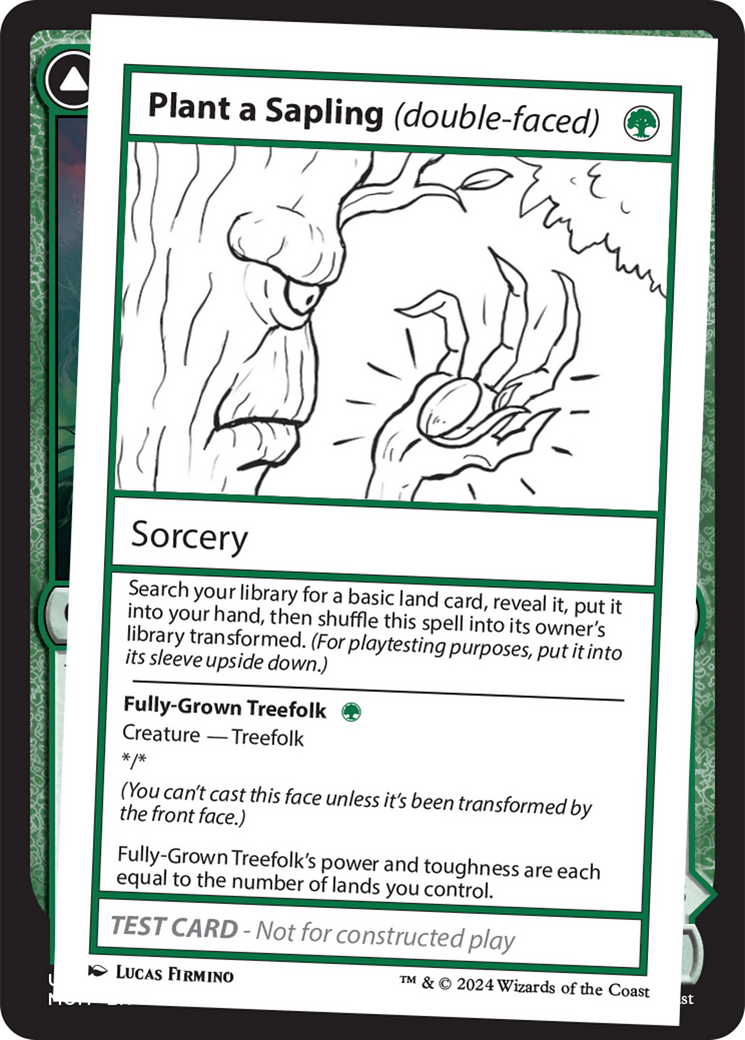 Plant a Sapling (double-faced) [Mystery Booster 2 Playtest Cards] | Rock City Comics