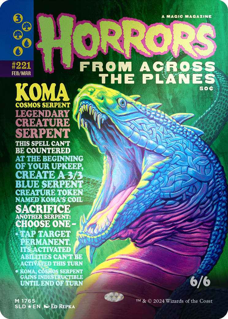 Koma, Cosmos Serpent (Rainbow Foil) [Secret Lair Drop Series] | Rock City Comics