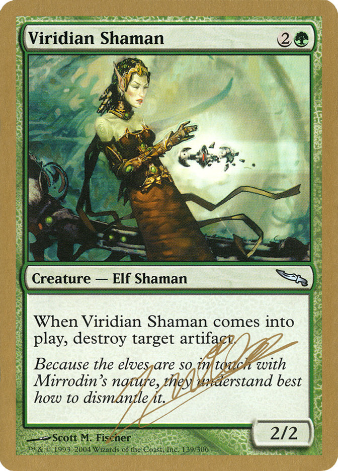 Viridian Shaman (Julien Nuijten) [World Championship Decks 2004] | Rock City Comics