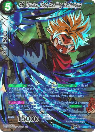 SS Trunks, God-Sealing Technique (SPR) (BT10-044) [Rise of the Unison Warrior 2nd Edition] | Rock City Comics