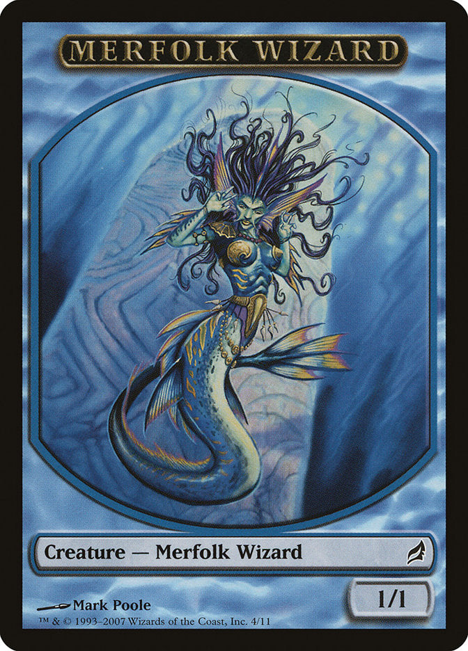 Merfolk Wizard Token [Lorwyn Tokens] | Rock City Comics
