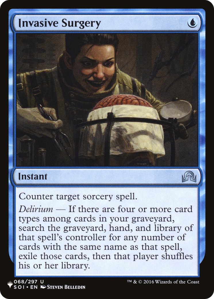 Invasive Surgery [The List] | Rock City Comics