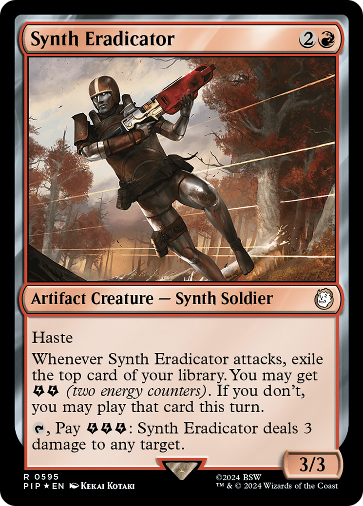 Synth Eradicator (Surge Foil) [Fallout] | Rock City Comics