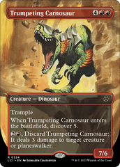 Trumpeting Carnosaur (Borderless) [The Lost Caverns of Ixalan] | Rock City Comics