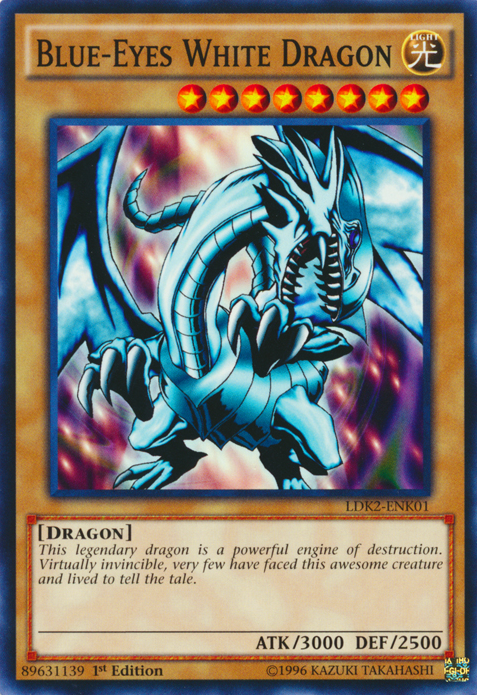 Blue-Eyes White Dragon (Version 1) [LDK2-ENK01] Common | Rock City Comics