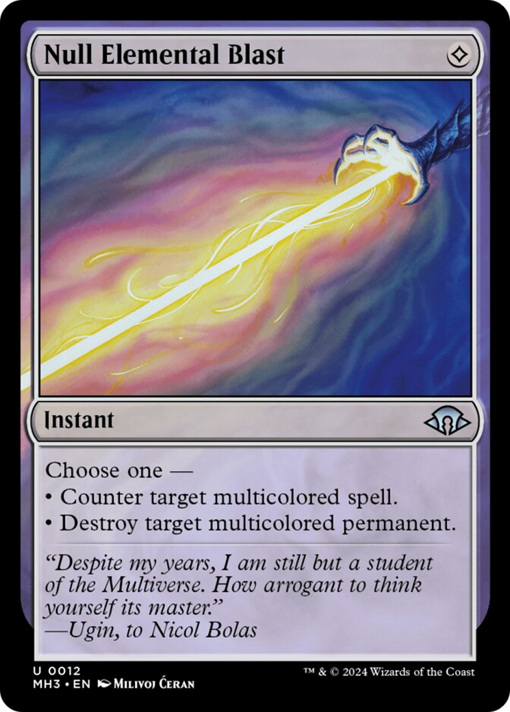 Null Elemental Blast [Modern Horizons 3] | Rock City Comics