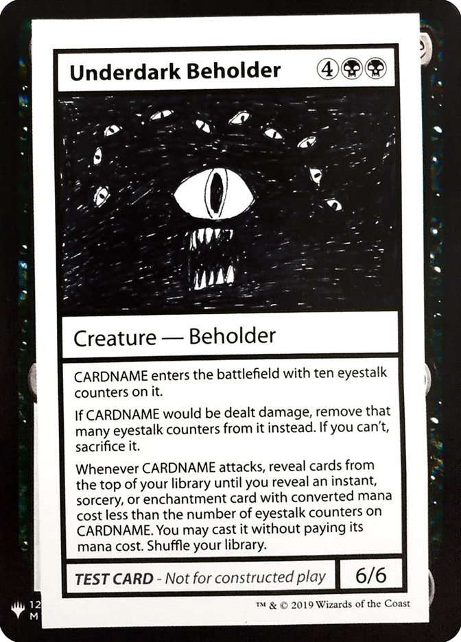 Underdark Beholder [Mystery Booster Playtest Cards] | Rock City Comics